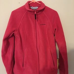Columbia fleece zip up jacket